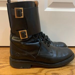 Tory Burch combat boots